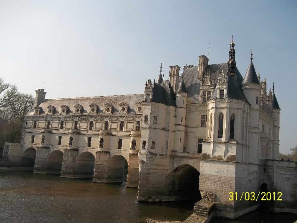 4. Zamek Chenonceau (Francja)